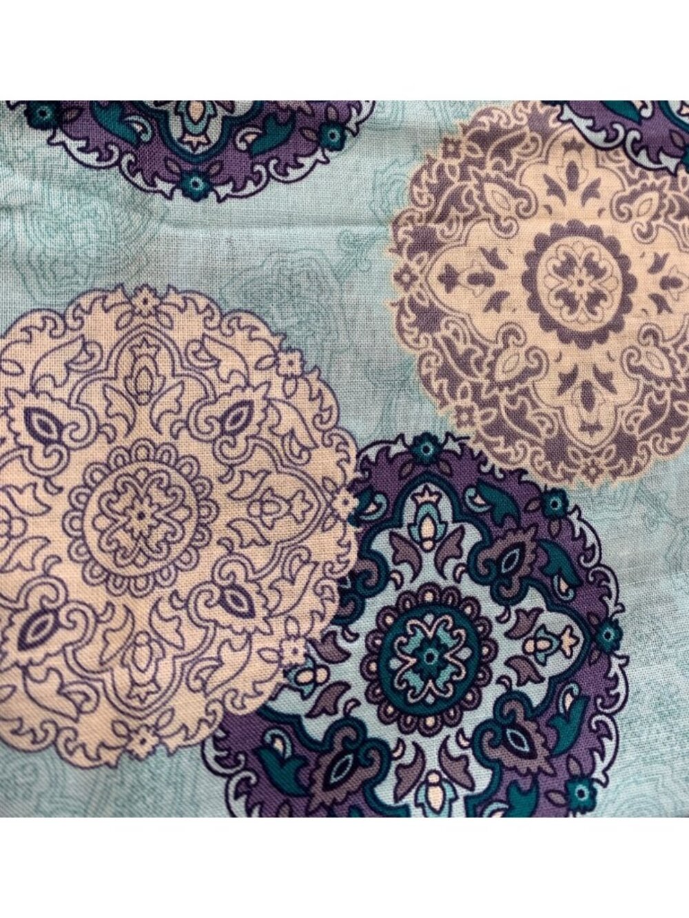 Medallion Paisley Fat Quarter 18x22" Cotton Fabric By Springs Creative